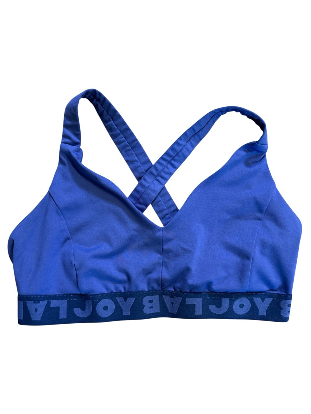 JoyLab XL Cobalt Blue Athletic Sports Bra with Logo Tag
